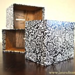 pretty covered boxes - finished