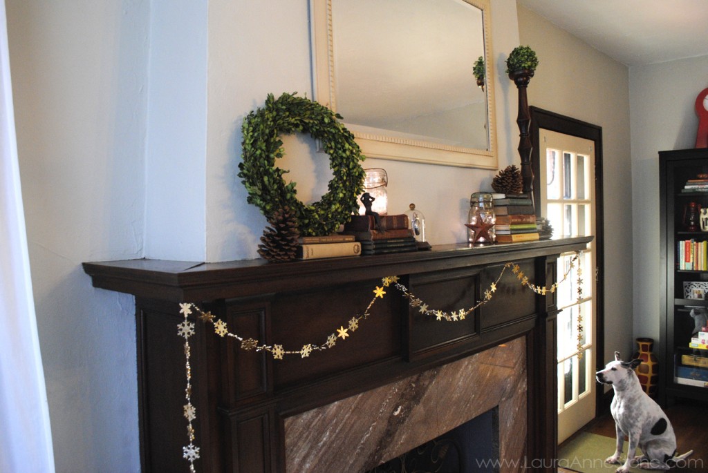 2013 Winter Holiday Mantle - LauraAnneStone.com