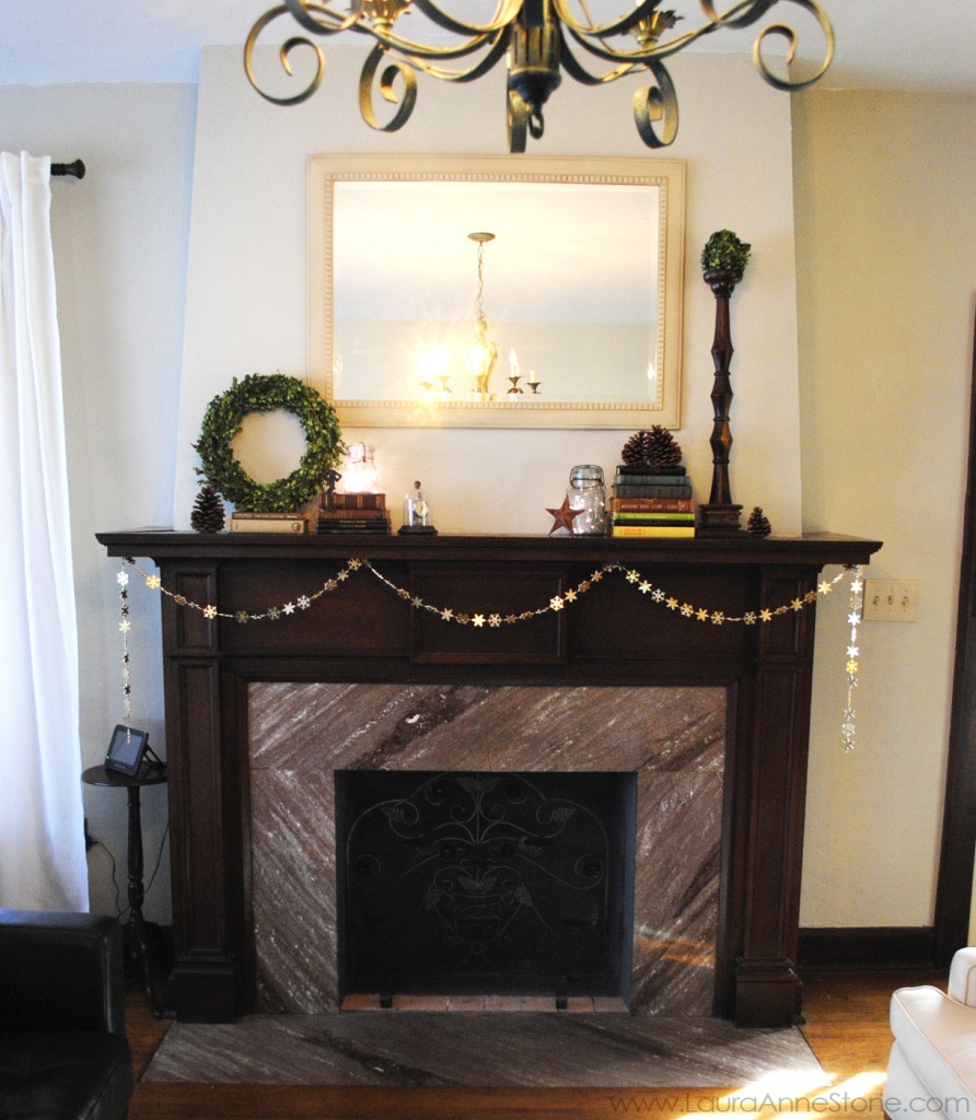 2013 Winter Holiday Mantle - LauraAnneStone.com