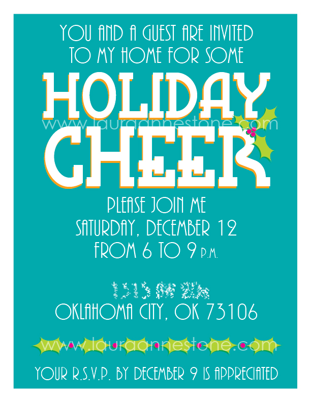 2015 holiday party invitaion